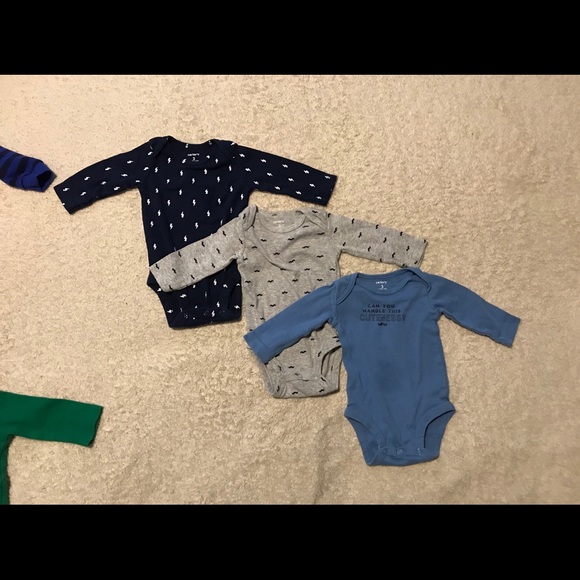 3mo Baby Boy Onesies Lot - Picture 2 of 7
